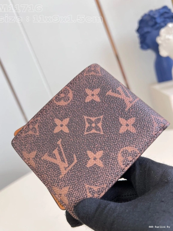 AAA Pruses Bags VUITTON MULTIPLE WALLET-11.5*9*1.5cm LOUIS 0806